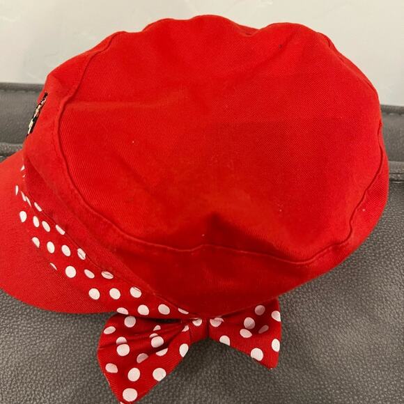 Disneyland Resort Hat Kids Minnie Mouse Red Polka Dot w/ Bow - Picture 7 of 7